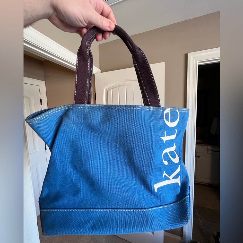 Kate Spade Canvas Purse (Blue)